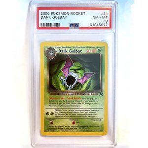 PSA 8 Dark Golbat NM - MT 24 Team Rocket Unlimited NonHolo Rare Pokémon 61845077
